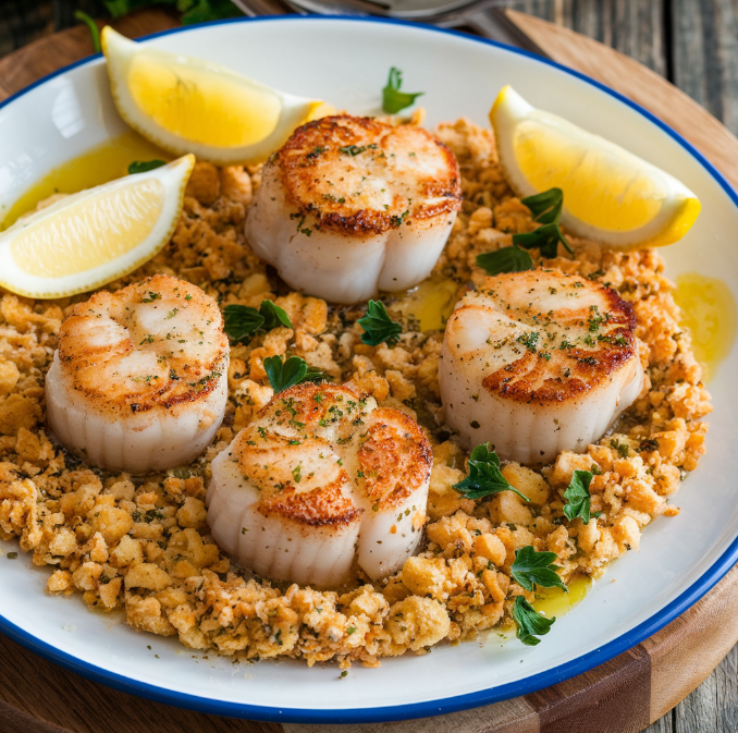 Garlic Butter Baked Scallops A Gourmet Delight