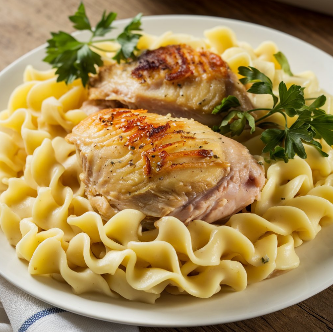 Chicken with Buttered Noodles A Comfort Food Classic