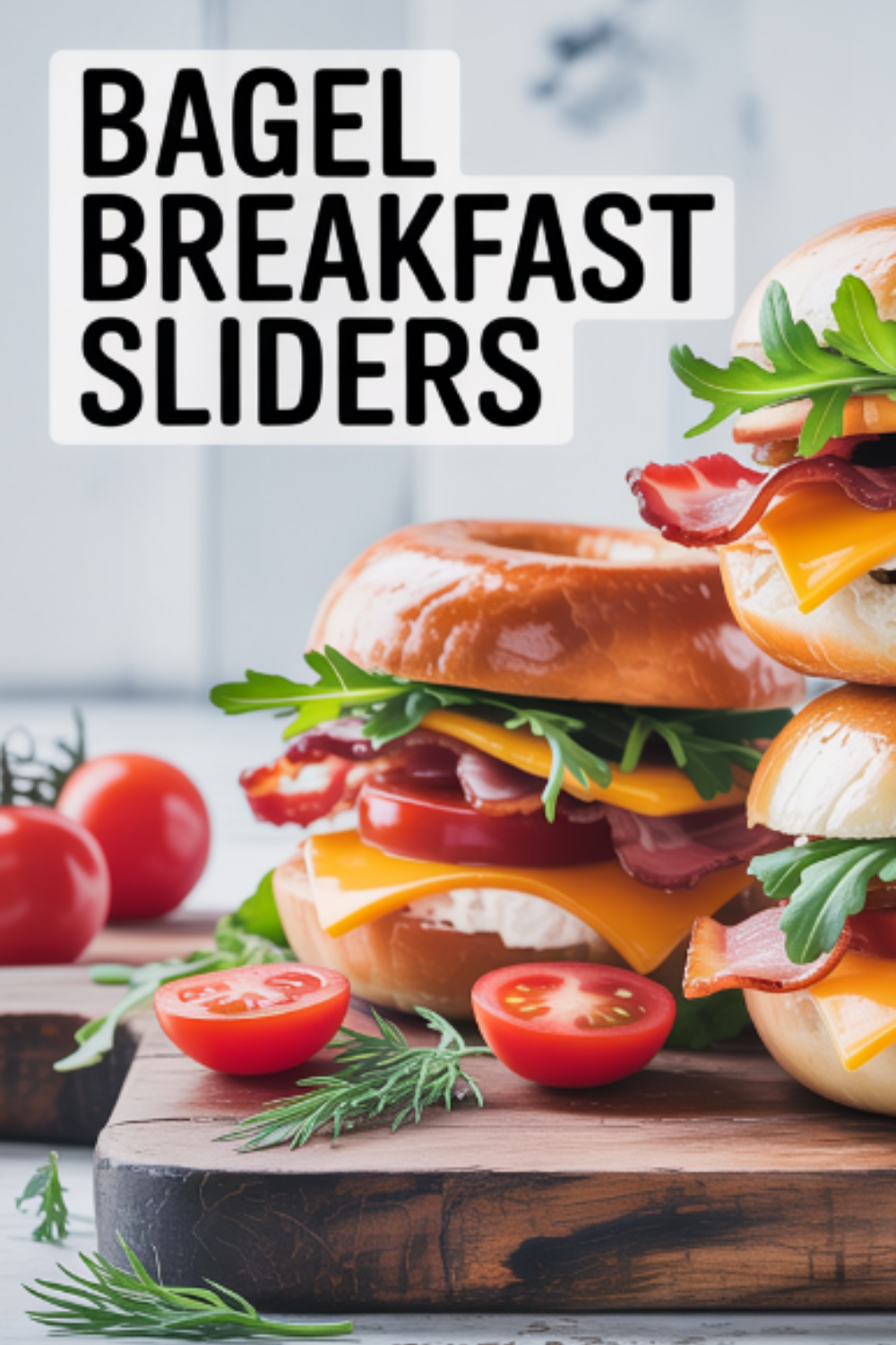 Bagel Breakfast Sliders