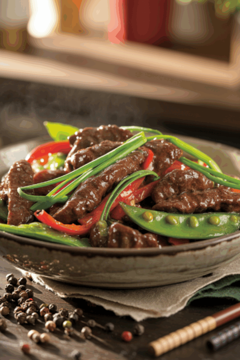Black Pepper Beef Stir-Fry
