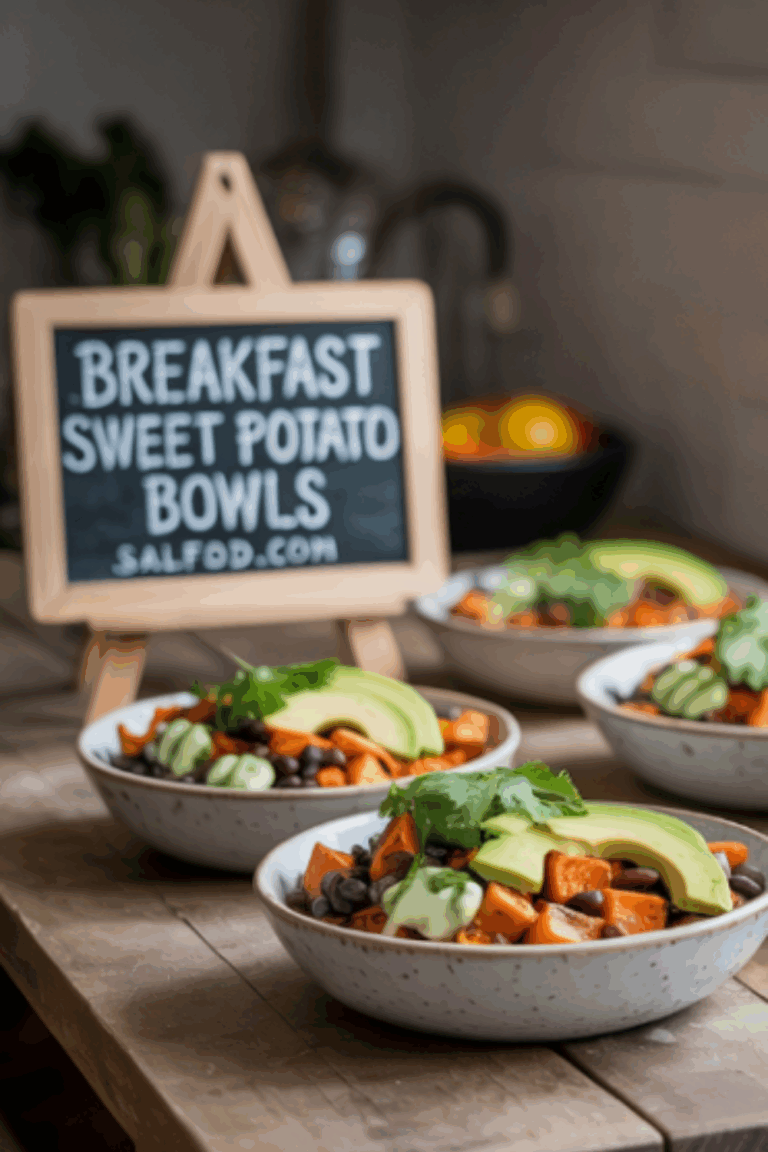 Breakfast Sweet Potato Bowls A Nutritious Start to Your Day