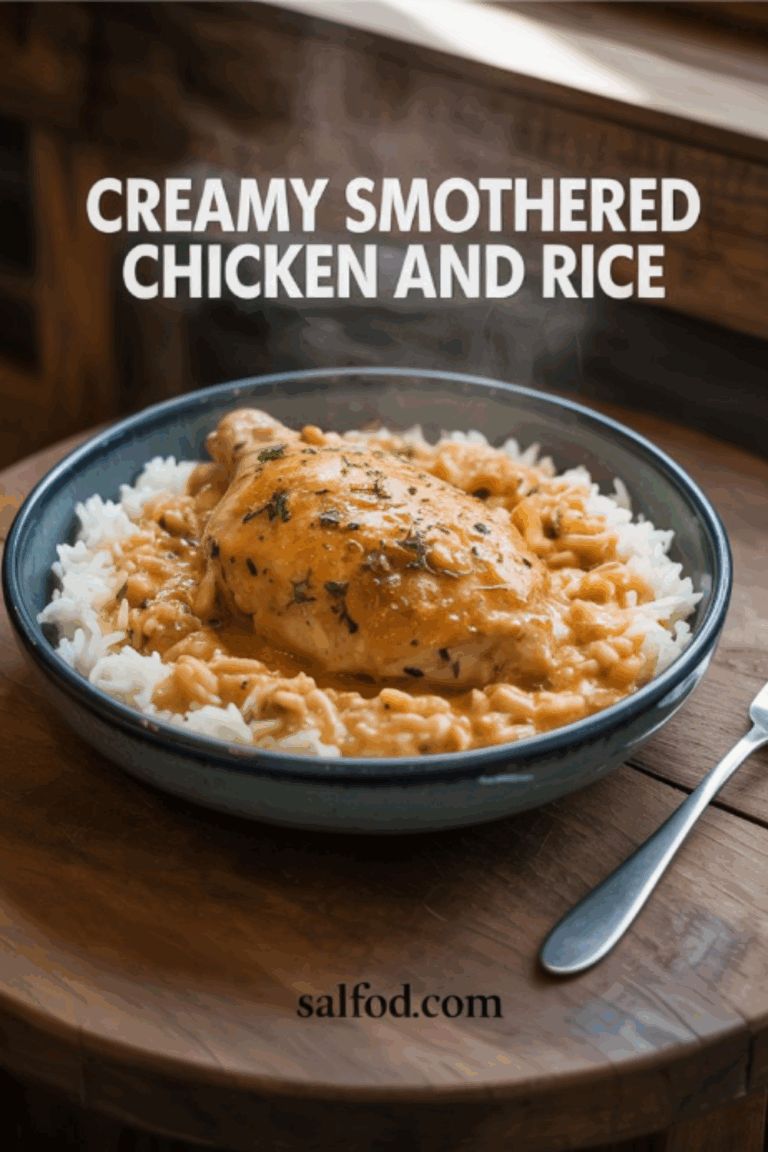 Creamy Smothered Chicken and RiceCreamy Smothered Chicken and Rice