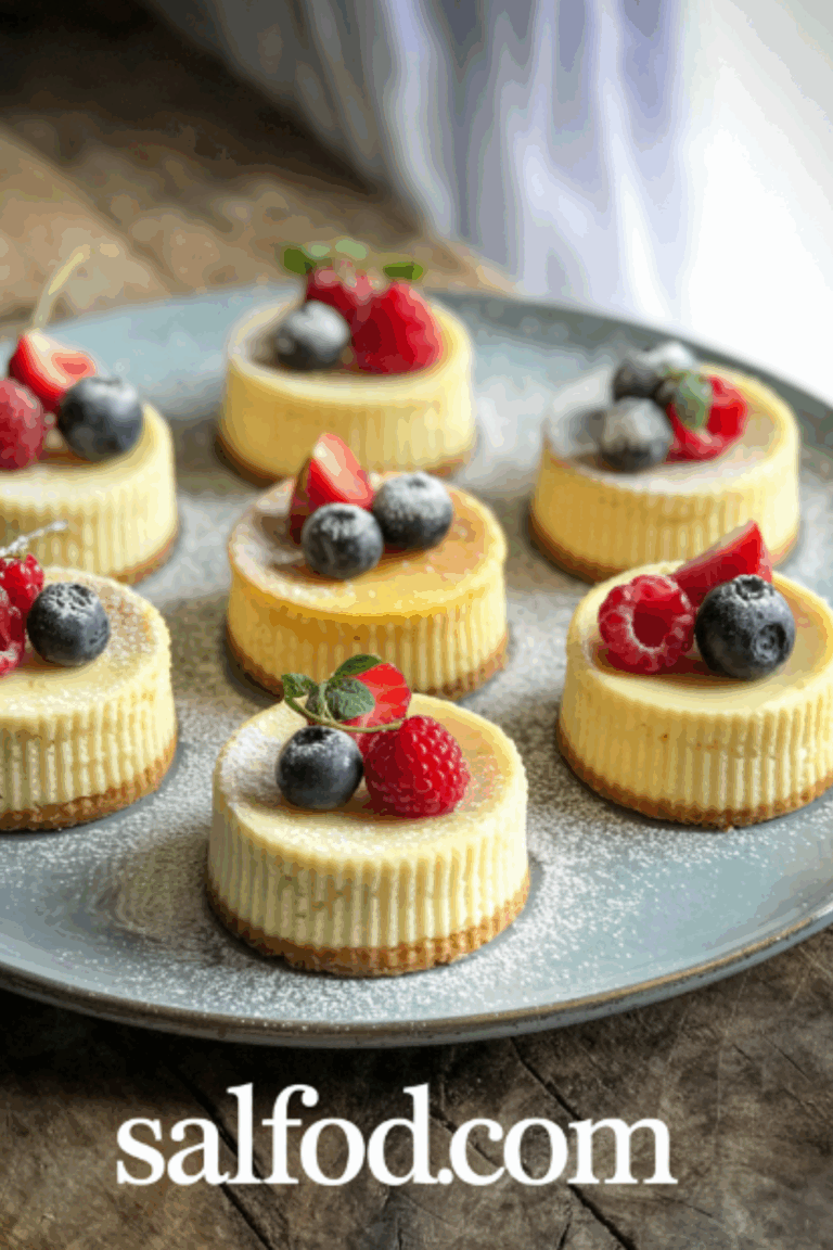 Easy Mini Cheesecakes