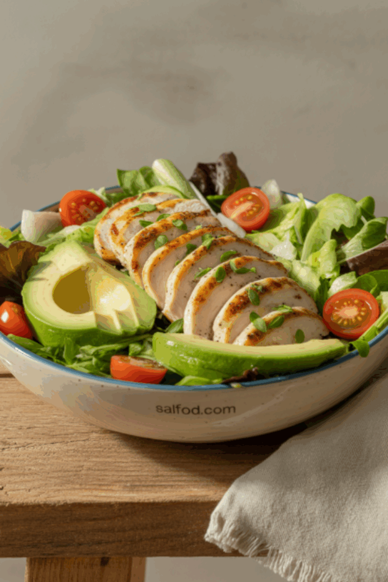 Grilled Chicken & Avocado Salad Bowl