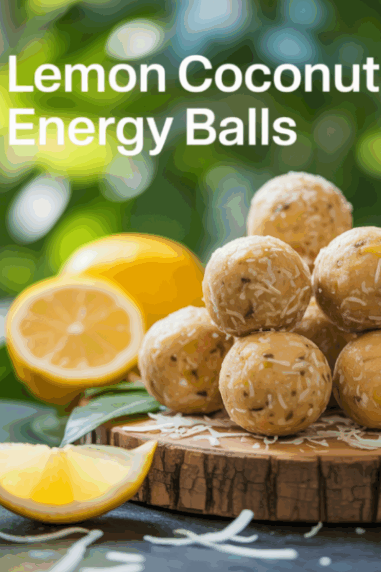 Lemon Coconut Energy Balls