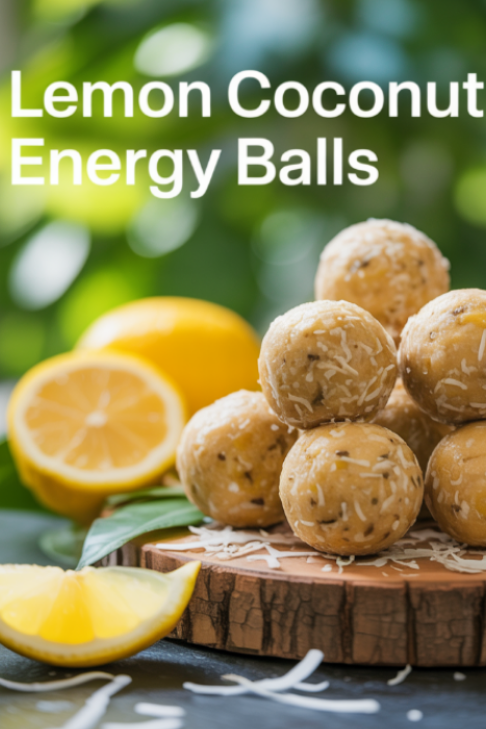 Lemon Coconut Energy Balls
