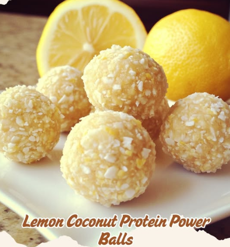 Lemon Coconut Protein Power Balls