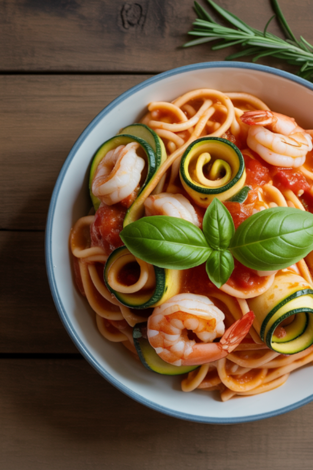 Shrimp Pasta with Tomato and Zucchini A Delicious and Healthy Delight