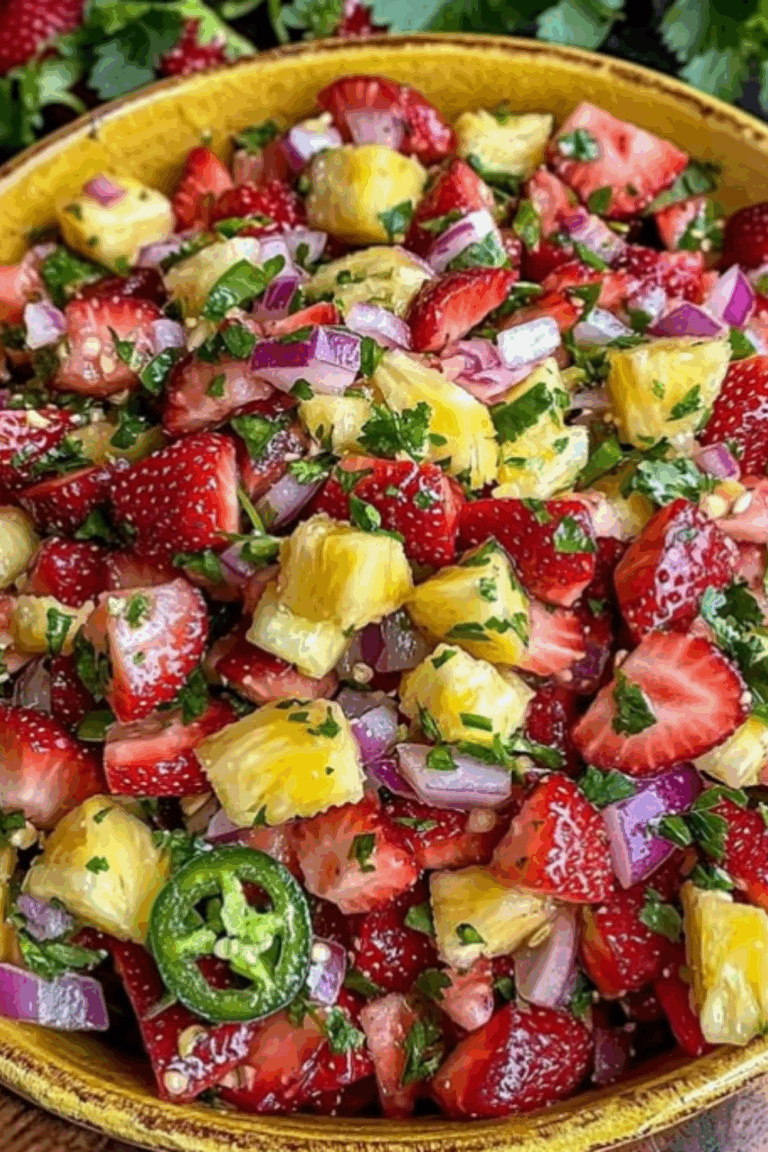 Strawberry Pineapple Salsa