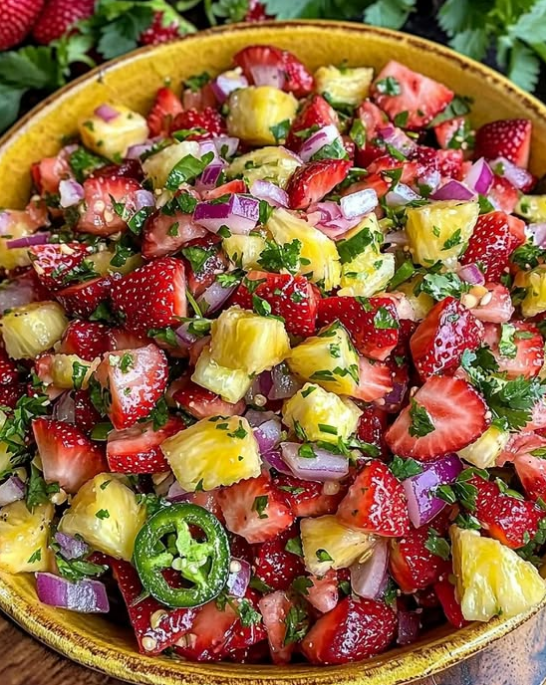 Strawberry Pineapple Salsa