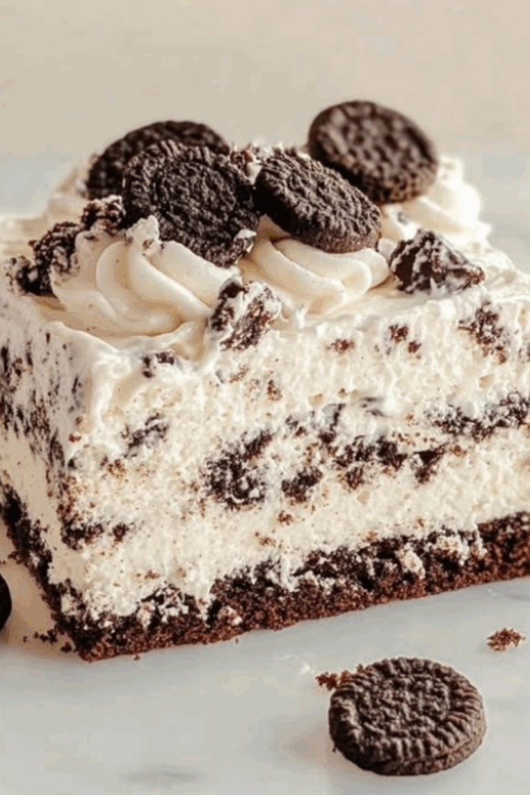 Summer Oreo Ice Box Cake