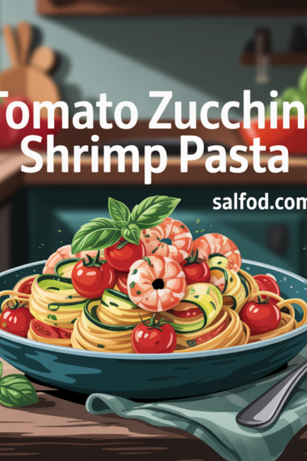 Tomato Zucchini Shrimp Pasta A Delicious and Nutritious Meal