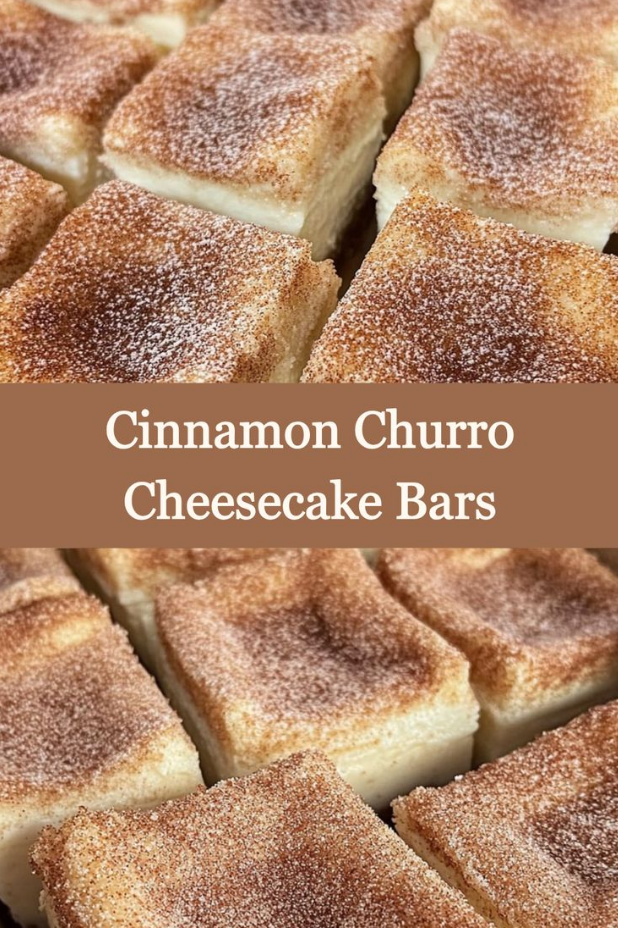 Cinnamon Churro Cheesecake Bars: A Decadent Delight