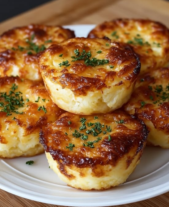Cheesy Mashed Potato Puffs