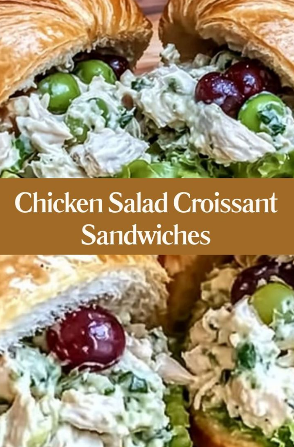 Chicken Salad Croissant Sandwiches