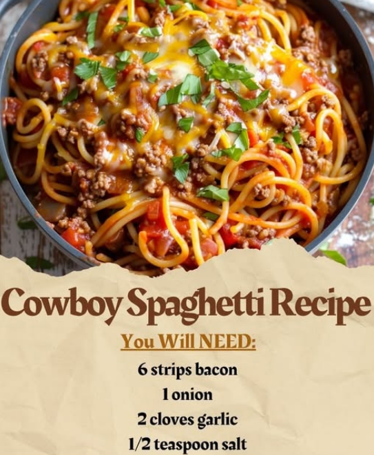 Cowboy Spaghetti Recipe