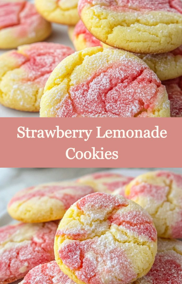 Delicious Strawberry Lemonade Cookies