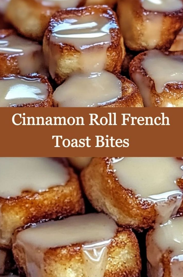Delightful Cinnamon Roll French Toast Bites