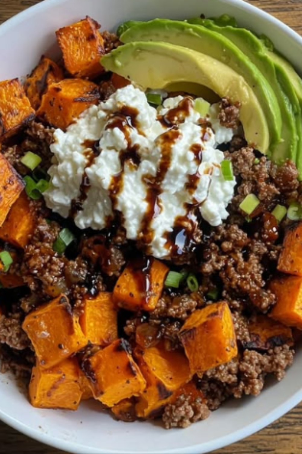 Ground Beef Sweet Potato Bowl