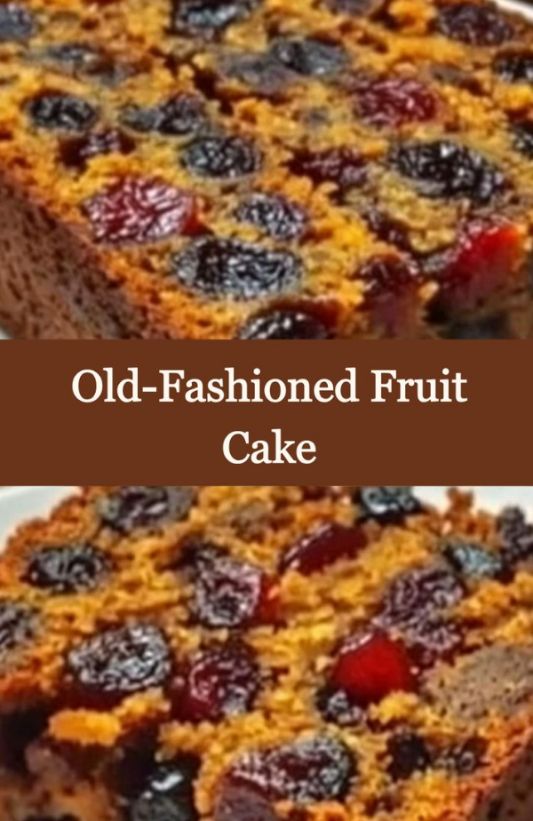 Holiday Fruit Cake Moist