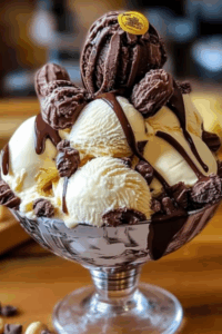 Homemade Moose Tracks Ice Cream