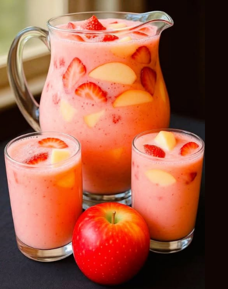 Refreshing Summer Strawberry Apple Punch