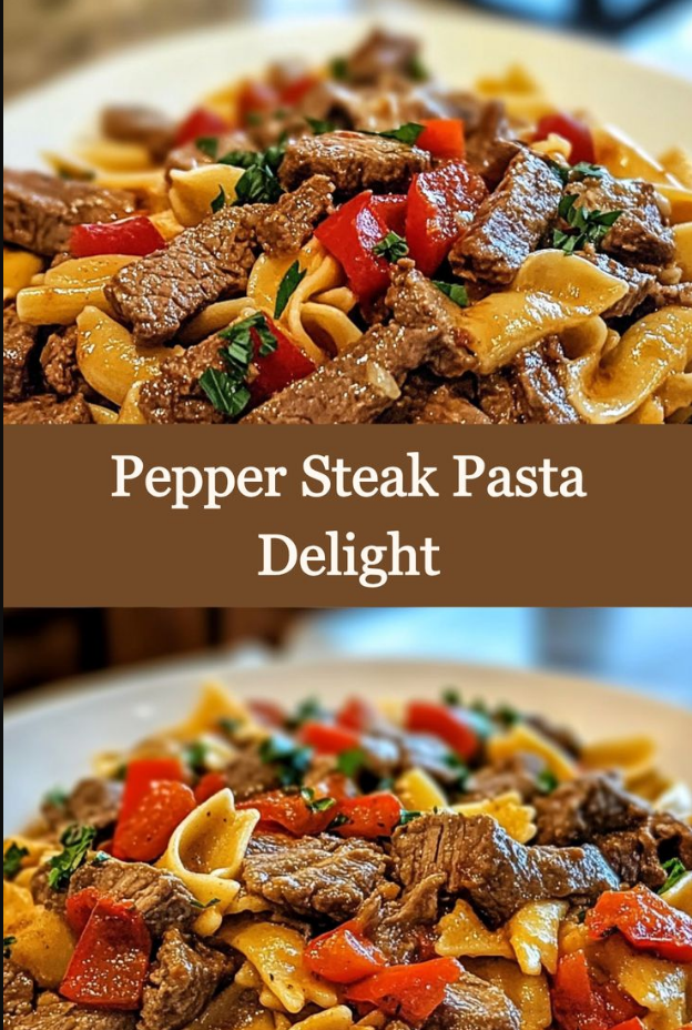 Savory Pepper Steak Pasta
