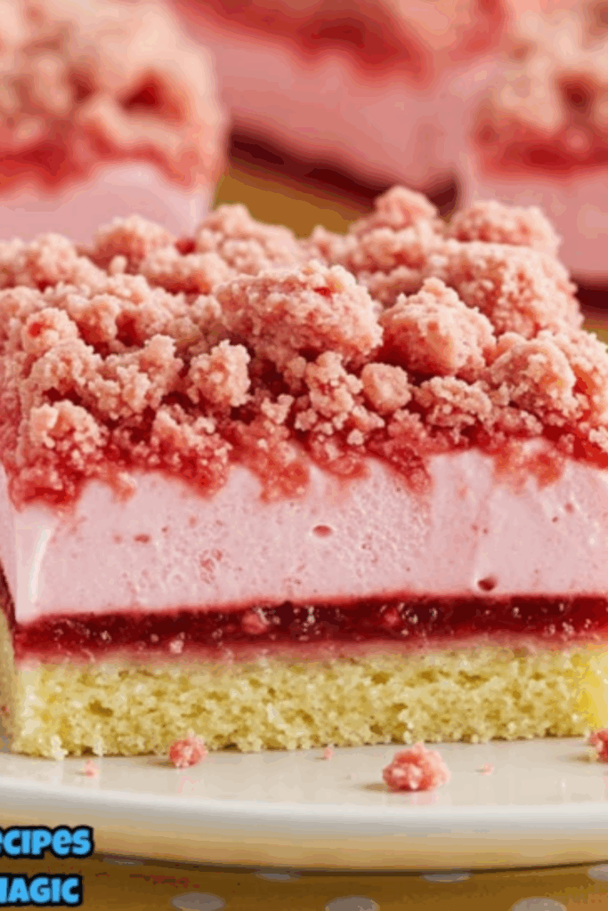 Strawberry Shortcake Ice Cream Bars
