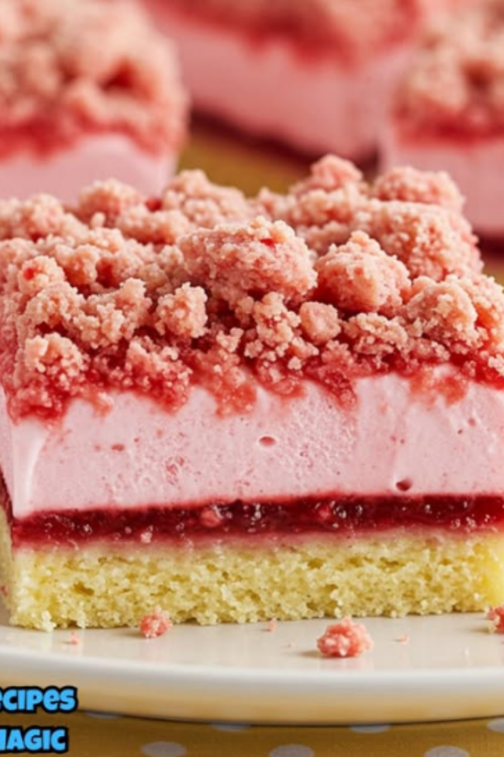 Strawberry Shortcake Ice Cream Bars