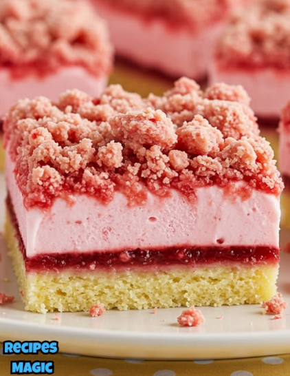 Strawberry Shortcake Ice Cream Bars