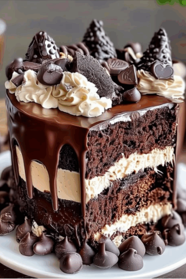 The Ultimate Chocolate Fudge Brownie Cake Recipe