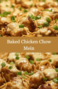 Baked Chicken Chow Mein Casserole
