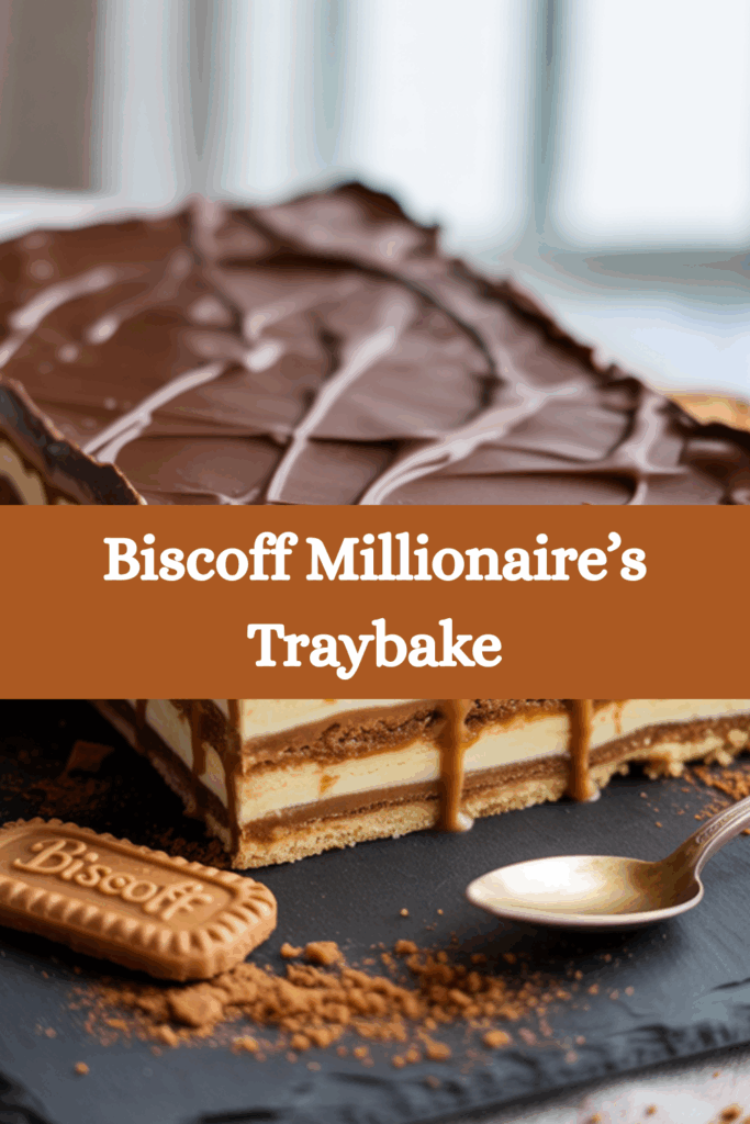 Biscoff Millionaire’s Traybake