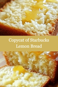 Copycat Starbucks Lemon Loaf