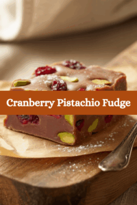Cranberry Pistachio Fudge