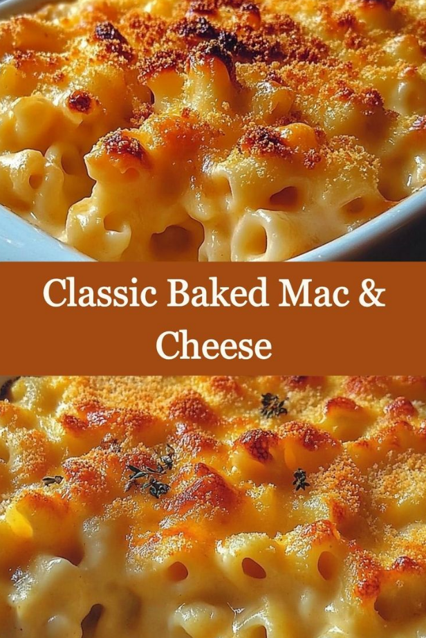 Creamy Baked Mac & Cheese