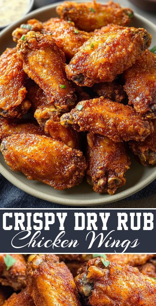 Crispy Dry Rub Chicken Wings