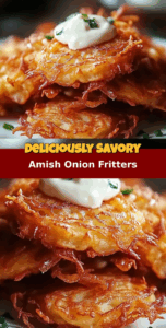Delicious Amish Onion Fritters