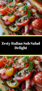 Delicious Italian Sub Salad