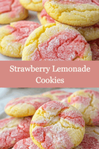 Delicious Strawberry Lemonade Cookies