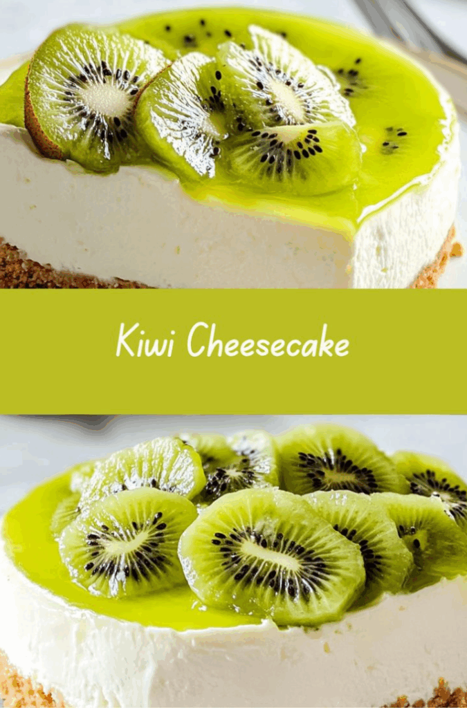 Delightful Kiwi Cheesecake