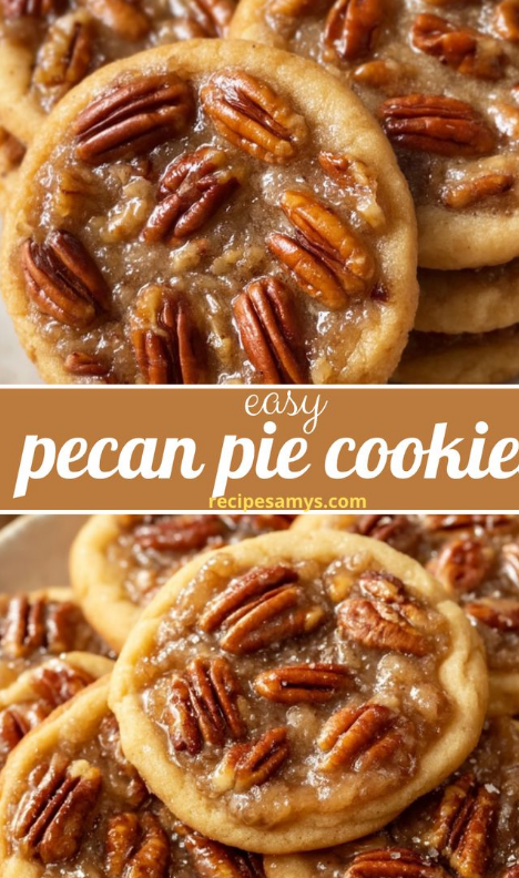 Easy Pecan Pie Cookies – Buttery, Sweet & Nutty