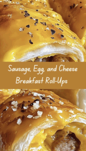 Easy Sausage, Egg & Cheese Breakfast Roll-Ups