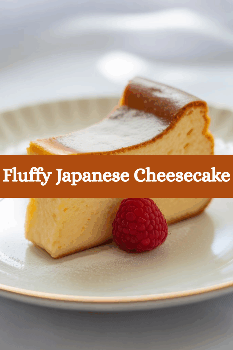 Fluffy Japanese Cheesecake