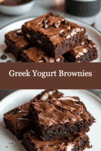 Fudgy Greek Yogurt Brownies