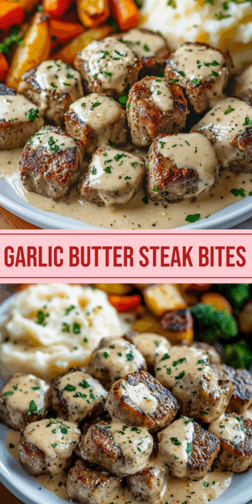 Garlic Butter Steak Bites
