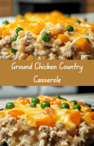 Hearty Ground Chicken Country Casserole