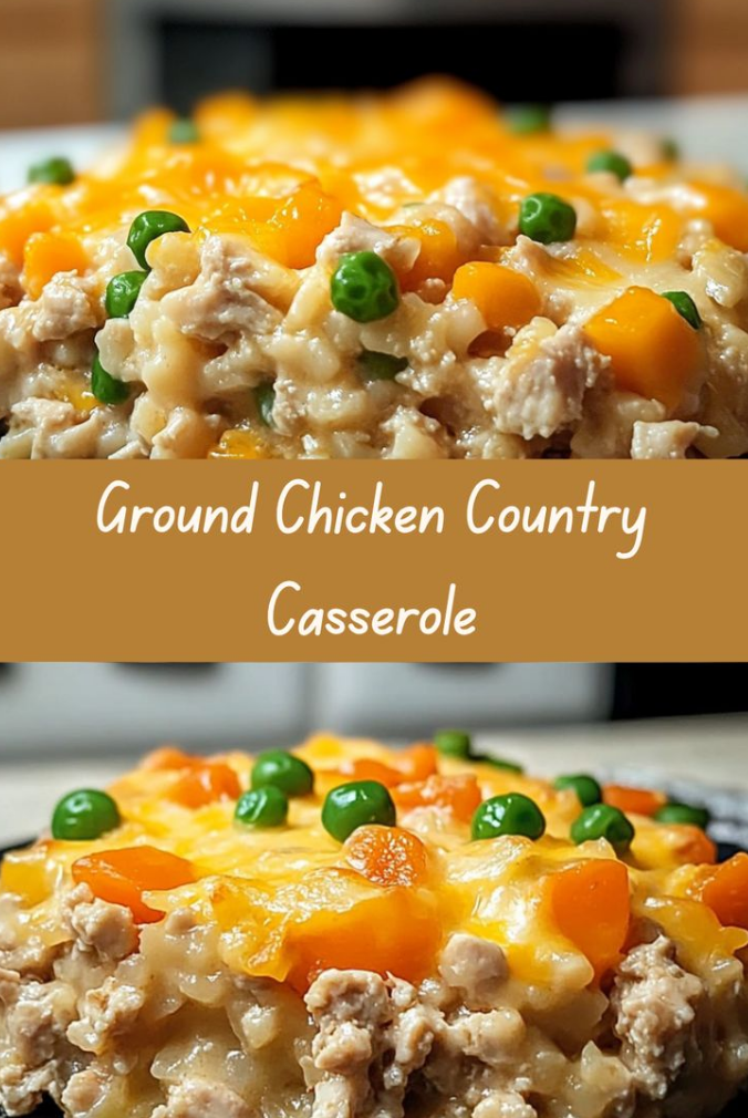 Hearty Ground Chicken Country Casserole A Comfort Food Delight