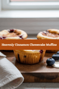 Heavenly Cinnamon Cheesecake Muffins