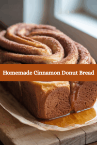 Homemade Cinnamon Donut Bread